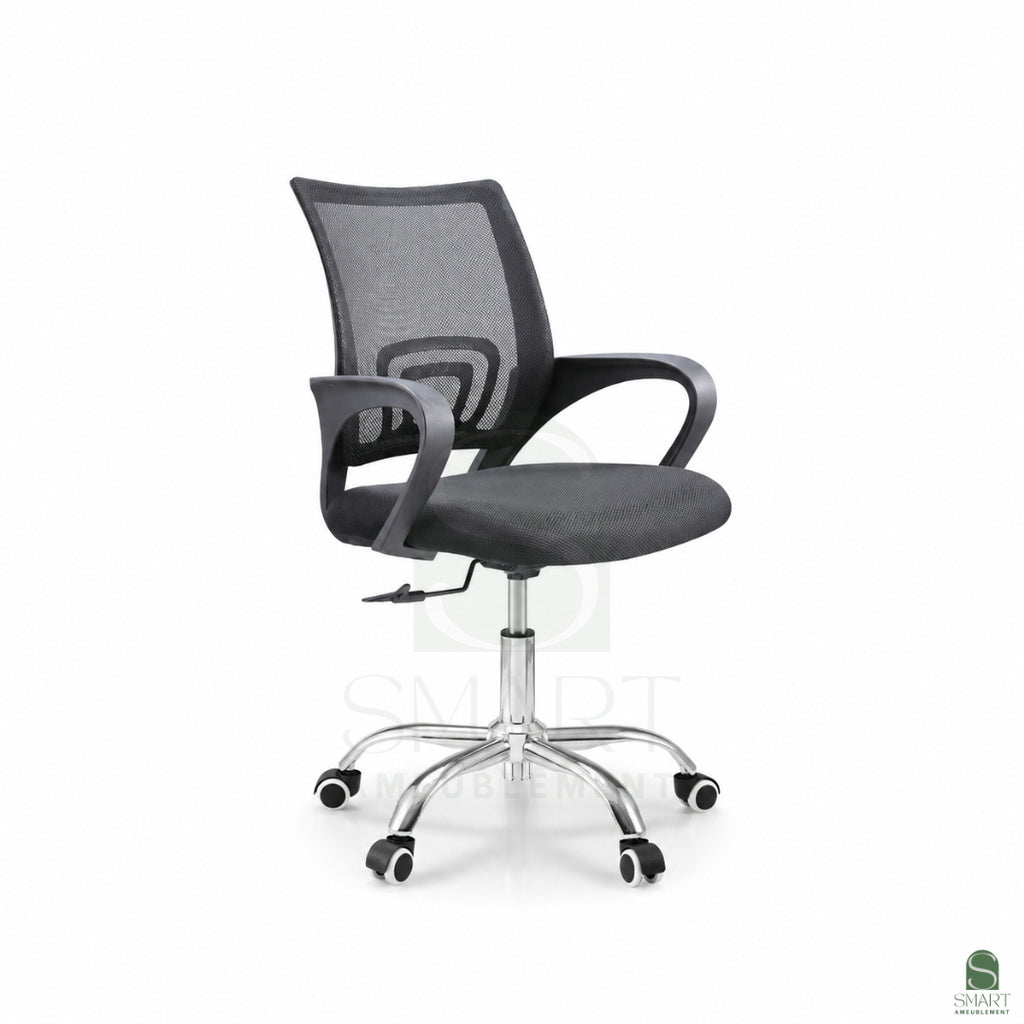 AVERON - Chaise de Bureau Noir