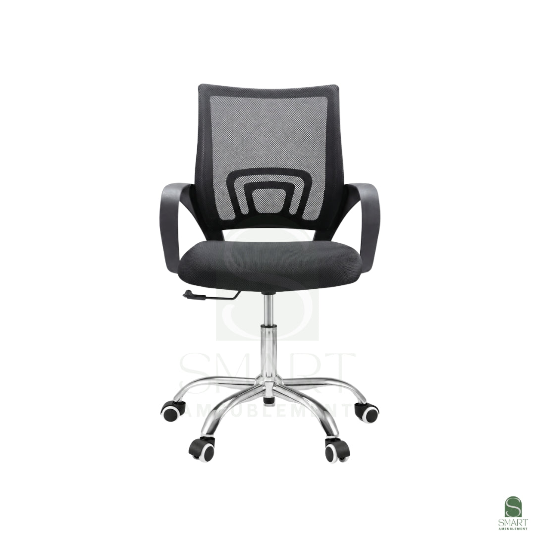 AVERON - Chaise de Bureau Noir