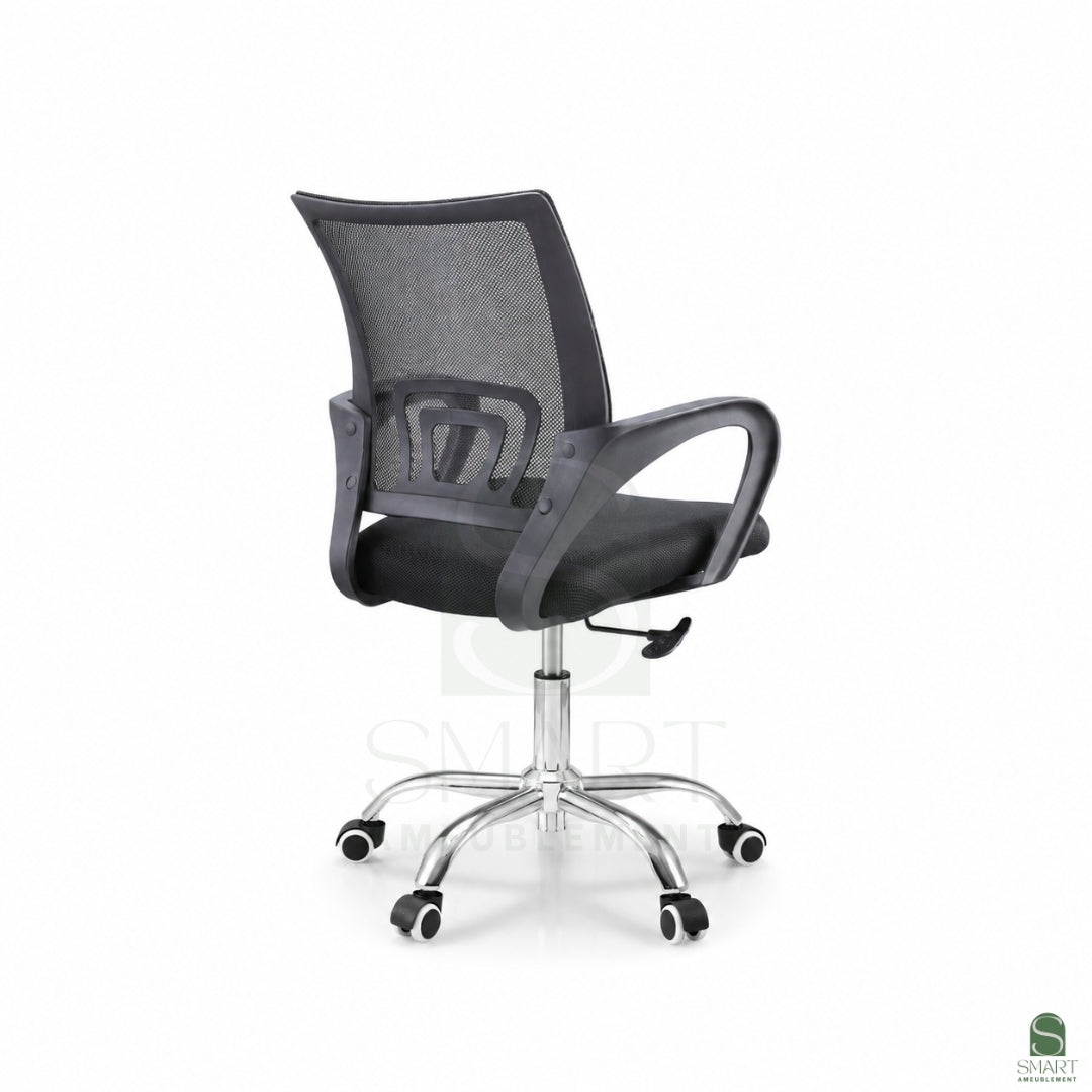AVERON - Chaise de Bureau Noir