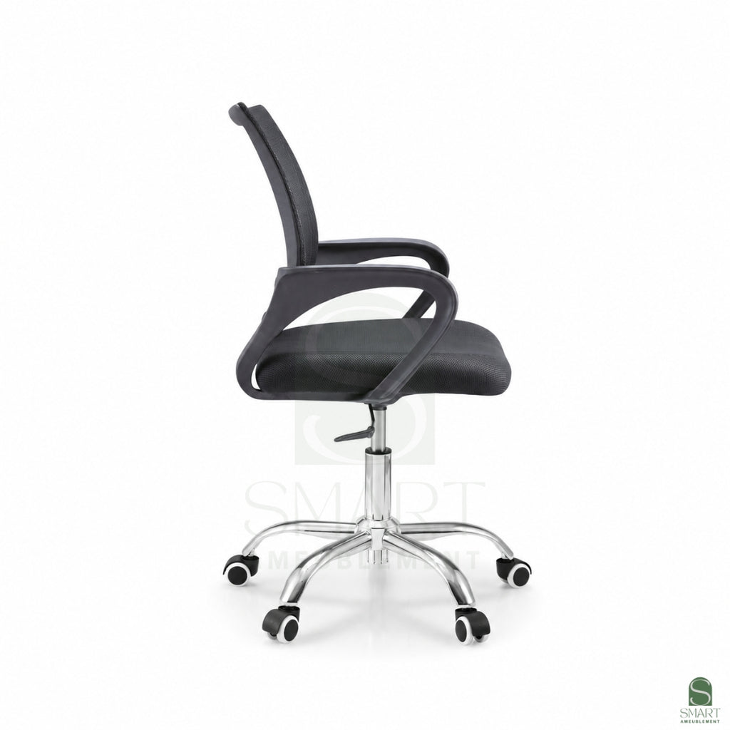 AVERON - Chaise de Bureau Noir