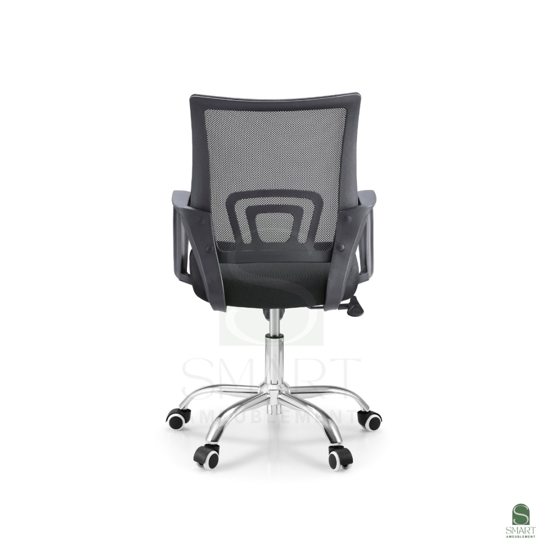 AVERON - Chaise de Bureau Noir