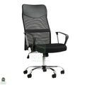 SELVIO – Fauteuil Président Ergonomique à Dossier Haut en Maille Respirante